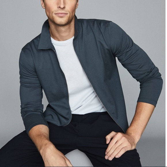 Reiss Other - NWT Max Zip Through Polo lightweight jacket - L